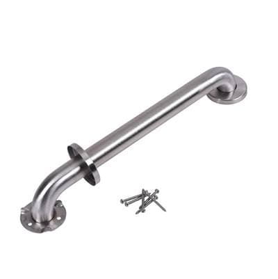 Dearborn Brass Grab Bar 1-1/2 X 18 Ss W/concealed Flange Peened - Stainless Steel
