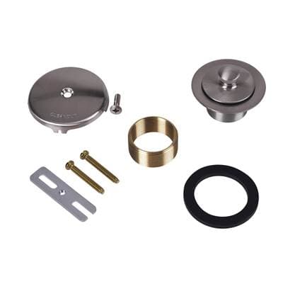 Dearborn Brass W and O Conversion Kit Uni-lift Stopper - Brushed Nickel