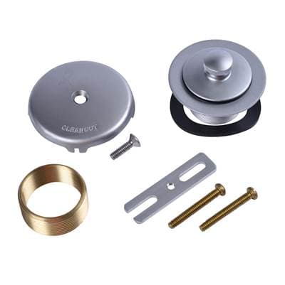 Dearborn Brass W and O Conversion Kit Uni-lift Stopper Satin - Chrome by Dearborn Brass