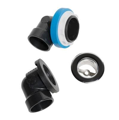Dearborn Brass True Blue Pvc Rough Kit, No Test Kit, Chr - Chrome