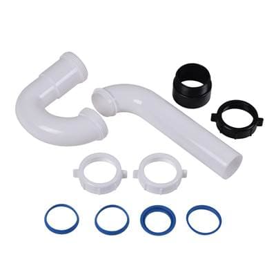 Dearborn Brass P-trap White W/abs Adapter Bagged by Dearborn Brass
