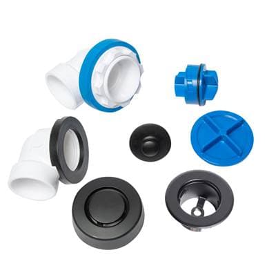 Dearborn Brass True Blue Pvc Half Kit, Uni-lift W/ Test, Mb, Spud - Matte Black