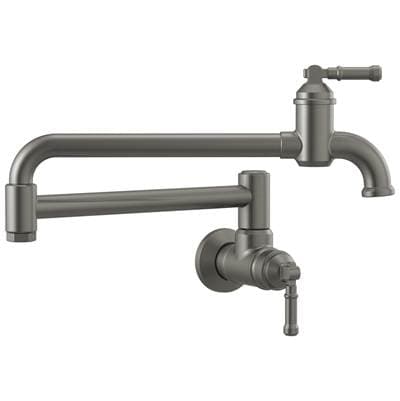 Delta Faucet BroderickE | Wall mount - Black Stainless