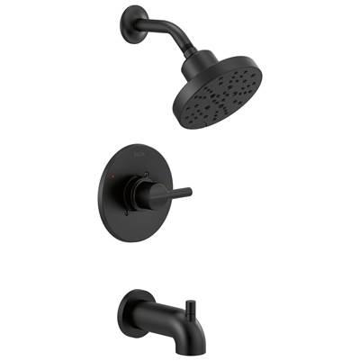 NicoliE Monitor 14 Series H2Okinetic Tub and Shower - Matte Black