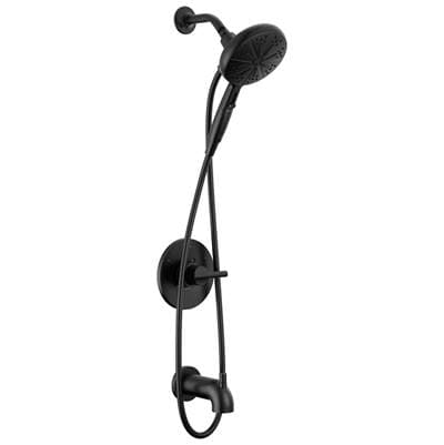 Delta Faucet NicoliE Monitor 14 Series Tub and Shower with SureDock Hand Shower - Matte Black