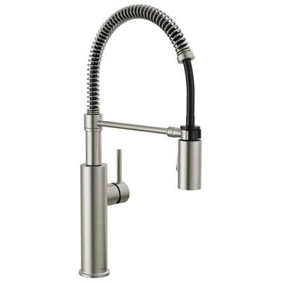AntoniE Single-Handle Pull-Down Spring Kitchen Faucet