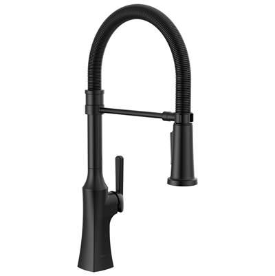 ErmeloE Single Handle Pull-Down Spring Kitchen Faucet