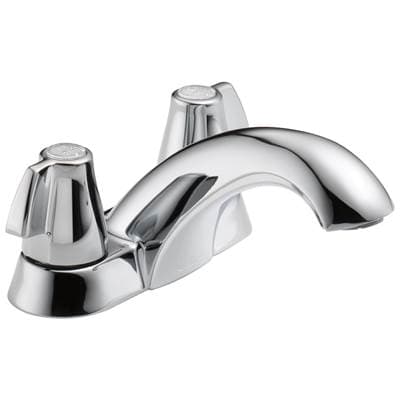 Delta Faucet Classic Two Handle Centerset Bathroom Faucet - Chrome
