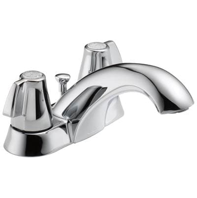 Delta Faucet Classic Two Handle Centerset Bathroom Faucet - Chrome