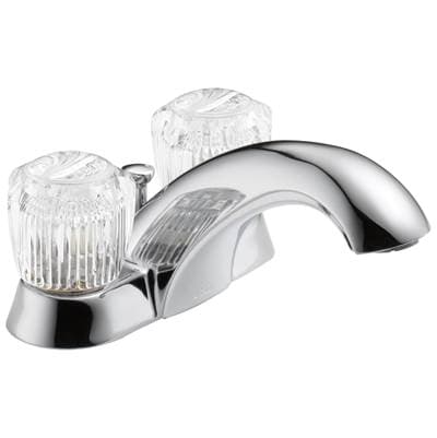 Delta Faucet Classic Two Handle Centerset Bathroom Faucet - Chrome