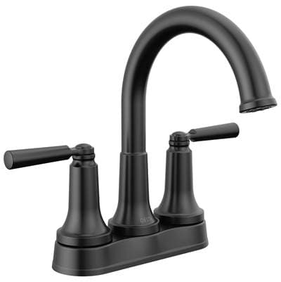 Delta Faucet SaylorE Two Handle Tract-Pack Centerset Bathroom Faucet - Matte Black