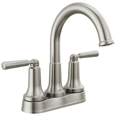 Delta Faucet SaylorE Two Handle Centerset Bathroom Faucet - Stainless