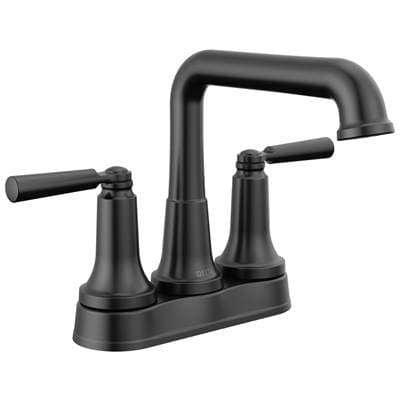 Delta Faucet SaylorE Two Handle Tract-Pack Centerset Bathroom Faucet - Matte Black