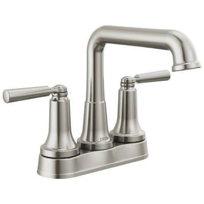 Delta Faucet SaylorE Two Handle Centerset Bathroom Faucet - Stainless