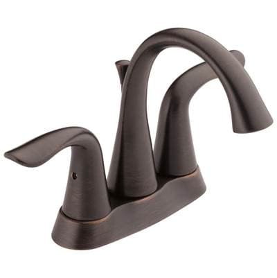 Delta Faucet Lahara Two Handle Tract-Pack Centerset Bathroom Faucet - Venetian Bronze