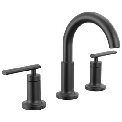Delta Faucet Altado Two Handle Widespread Bathroom Faucet Matte Black
