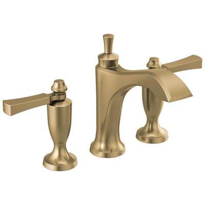 Delta Faucet DorvalE Two Handle Widespread Bathroom Faucet - Champagne Bronze