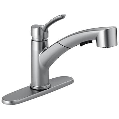 Delta Faucet CollinsE Single Handle Pull-Out Kitchen Faucet - Arctic Stainless