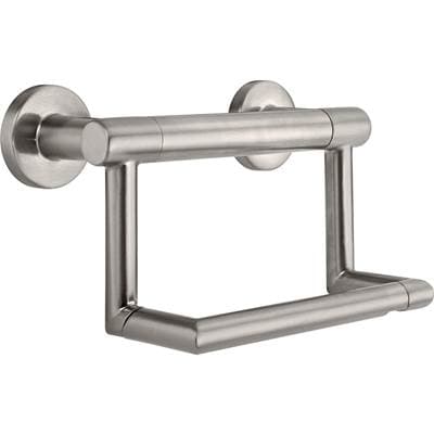 Delta Faucet BathSafety Contemporary Tissue Holder with Assist Bar - Stainless