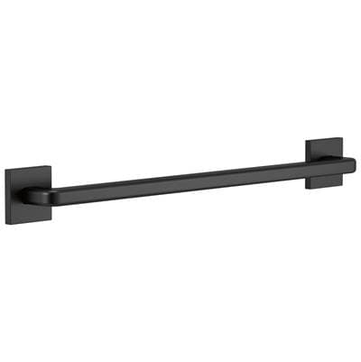 Delta Faucet BathSafety Angular Modern Decorative ADA Grab Bar | 24" - Matte Black