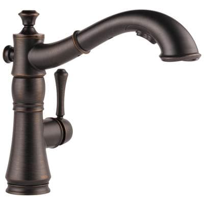 Delta Faucet CassidyE Single Handle Pull-Out Kitchen Faucet - Venetian Bronze