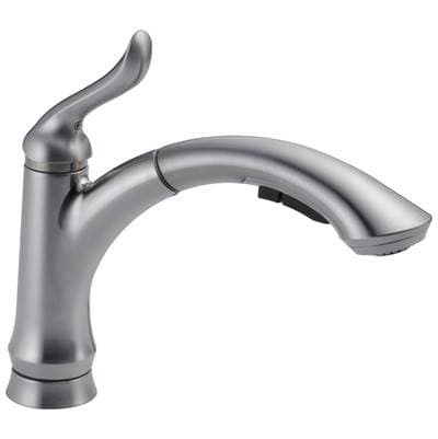 Delta Faucet LindenE Single Handle Pull-Out Kitchen Faucet - Arctic Stainless