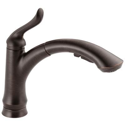 Delta Faucet LindenE Single Handle Pull-Out Kitchen Faucet - Venetian Bronze