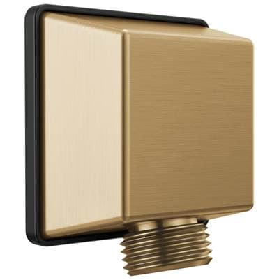 Delta Faucet Universal Showering Components Square Wall Elbow for Hand Shower - Lumicoat Champagne Bronze