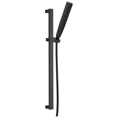 Delta Faucet Universal Showering Components H2OKineticHand Shower 1.75 GPM w/Slide Bar 4S - Matte Black