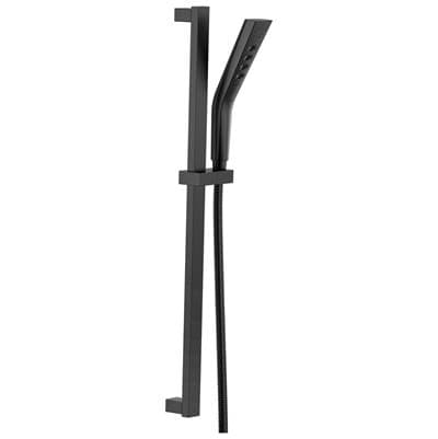 Delta Faucet Universal Showering Components H2OKinetic3-Setting Slide Bar Hand Shower - Matte Black