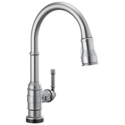 Delta Faucet BroderickE Touch2O Technology Kitchen Faucet with Touchless Technology - Arctic Stainless