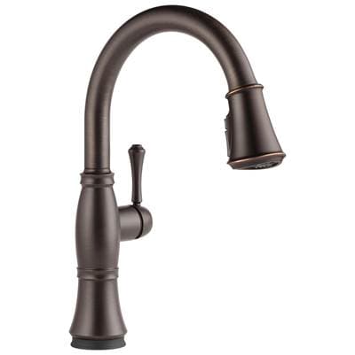 Delta Faucet CassidyE Single Handle Pull-Down Kitchen Faucet with Touch<sub>2</sub>O and ShieldSpray Technologies - Venetian Bronze