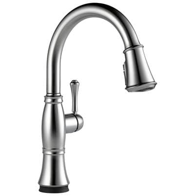 Delta Faucet CassidyE Touch2O Technology Kitchen Faucet with Touchless Technology - Lumicoat Arctic Stainless