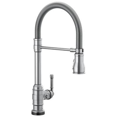 Delta Faucet BroderickE Touch2O Technology Kitchen Faucet with Touchless Technology - Arctic Stainless