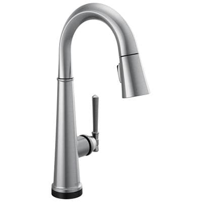 Delta Faucet EmmelineE Touch2O Bar / Prep Faucet with Touchless Technology - Lumicoat Arctic Stainless