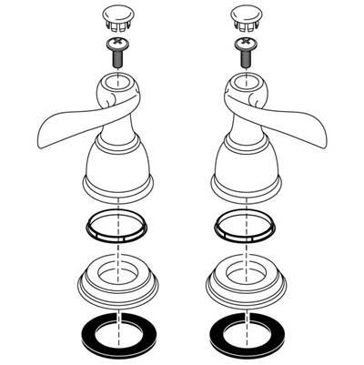 Delta Faucet Windemere Metal Lever Handle Set - Chrome by Delta Faucet