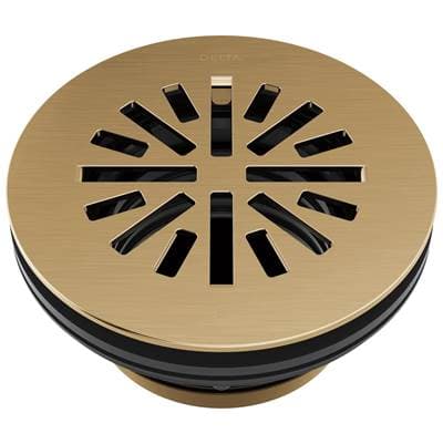 Delta Faucet Other 4'' Prefab Round Shower Drain - Champagne Bronze