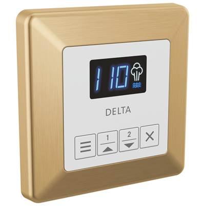 Delta Faucet Universal Showering Components Square Steam Control - Lumicoat Champagne Bronze