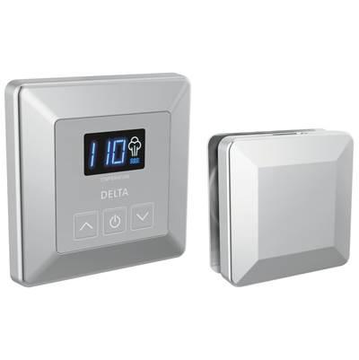 Delta Faucet Universal Showering Components SimpleSteamE Control and Steam Head - Lumicoat Chrome