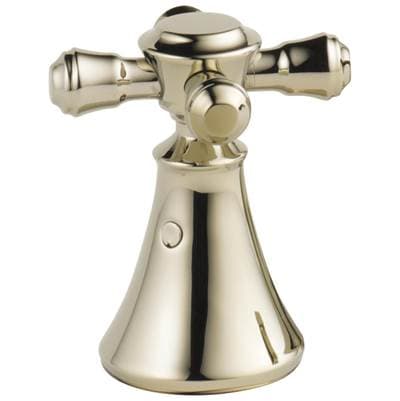 Delta Faucet CassidyE Metal Cross Handle Set - Deck Mount Bathroom & Bidet - Polished Nickel