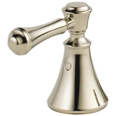 Delta Faucet CassidyE Metal Lever Handle Set - Deck Mount Bathroom & Bidet - Polished Nickel