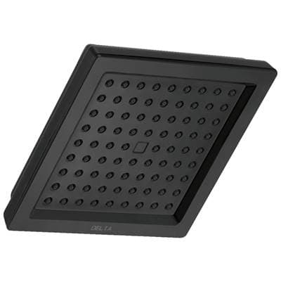 Delta Faucet Universal Showering Components Single-Setting Raincan Shower Head - Matte Black