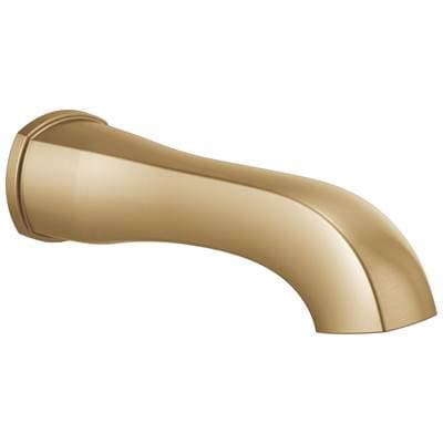 Delta Faucet Stryke Non-Diverter Tub Spout - Lumicoat Champagne Bronze