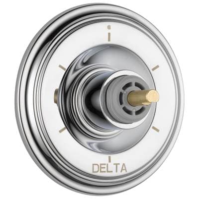 Delta Faucet CassidyE 6-Setting 3-Port Diverter Trim - Less Handle - Chrome by Delta Faucet