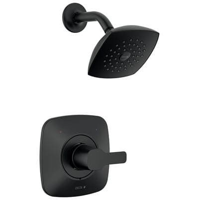 Delta Faucet ModernE Monitor 14 Series Shower Trim - Matte Black