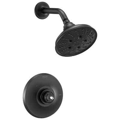 Delta Faucet DorvalE Monitor 14 Series Shower Trim - Less Handle - Matte Black by Delta Faucet
