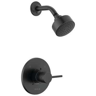 Delta Faucet ModernE Monitor 14 Series Shower Trim - Matte Black