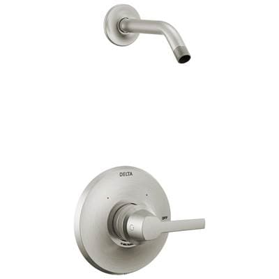 Delta Faucet GaleonE 14 Series Shower Trim - Less Head - Lumicoat Stainless