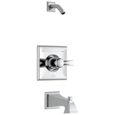 Delta Faucet DrydenE Monitor 14 Series Tub & Shower Trim - Less Head - Chrome