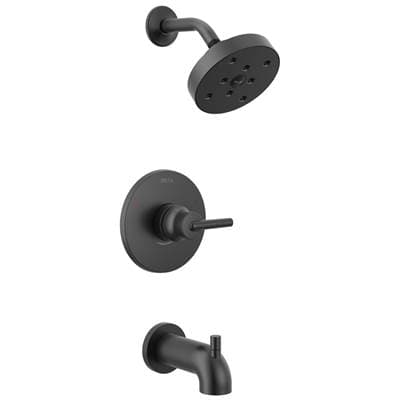 Delta Faucet Trinsic Monitor 14 Series Tub & Shower Trim - Matte Black